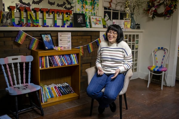 Emiliana Edwards, 18, former patient of pediatric endocrinologist Dr. Hector Granados speaks during an interview in El Paso, Texas, Tuesday, Jan. 21, 2025. (AP Photo/Andres Leighton)