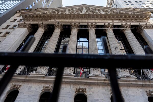 The New York Stock Exchange, Tuesday, Jan. 28, 2025, in New York. (AP Photo/Julia Demaree Nikhinson)