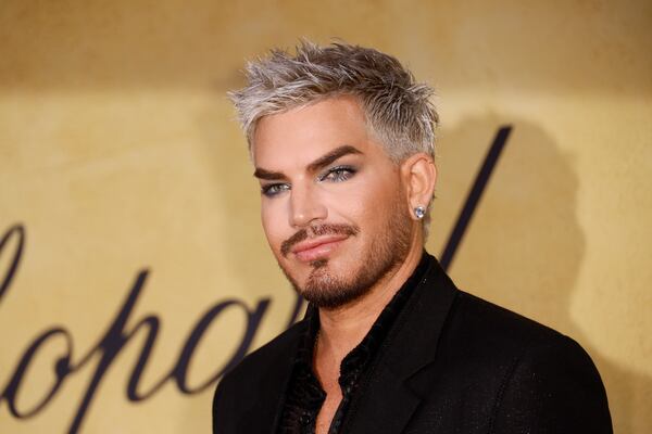 Adam Lambert poses for photographers upon arrival at the amfAR Cinema Against AIDS benefit at the Hotel du Cap-Eden-Roc, during the 78th Cannes international film festival, Cap d'Antibes, southern France, Thursday, May 22, 2025. (Photo by Joel C Ryan/Invision/AP)