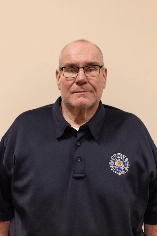 In this photo provided by the Laurel County Fire Department is Major Leslie Ross Leatherman, who died in the line of duty on Friday, May 16, 2025, the department announced, as severe storms hit Laurel County, Ky. (Laurel County Fire Department via AP)