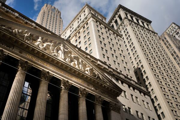 The New York Stock Exchange is seen in New York, Wednesday, Jan. 29, 2025. (AP Photo/Seth Wenig)