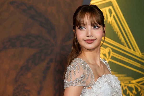 Lisa arrives at the season three premiere of "The White Lotus" on Monday, Feb. 10, 2025, at Paramount Theater in Los Angeles. (AP Photo/Chris Pizzello)