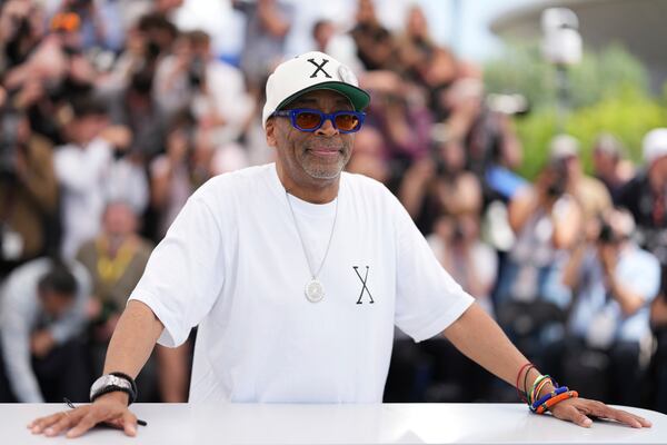 Director Spike Lee poses for photographers at the photo call for the film 'Highest 2 Lowest' at the 78th international film festival, Cannes, southern France, Monday, May 19, 2025. (Photo by Lewis Joly/Invision/AP)