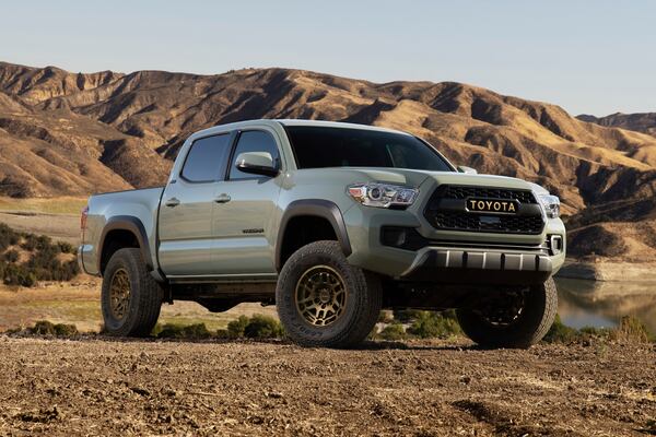 This photo provided by Toyota shows a used Toyota Tacoma midsize pickup, which can be found for $25,000 or less. (Courtesy of Toyota Motor Sales U.S.A. via AP)