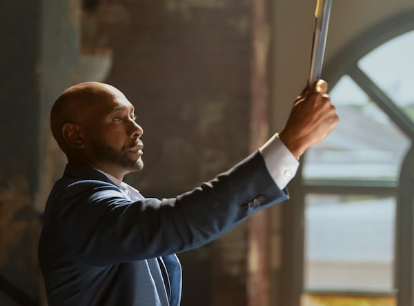 This image released by CBS shows Morris Chestnut as Dr. John Watson in a scene from "Watson." (Colin Bentley/CBS via AP)