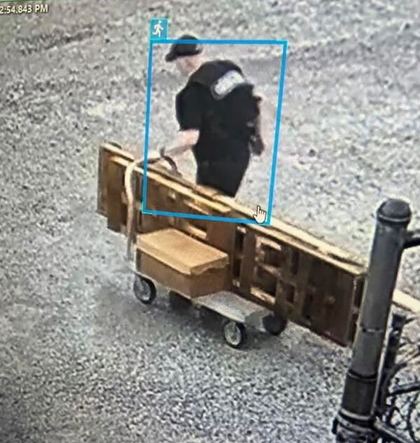 CORRECTS SOURCE This image provided by the Arkansas Department of Corrections shows Grant Hardin, a former police chief and convicted killer, escaping the North Central Unit prison wearing a disguise in Calico Rock, Ark. (Arkansas Department of Corrections via AP)
