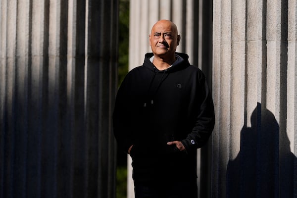 Paul Mack poses for a portrait in Redwood City, Calif., Monday, Feb. 10, 2025. (AP Photo/Jeff Chiu)