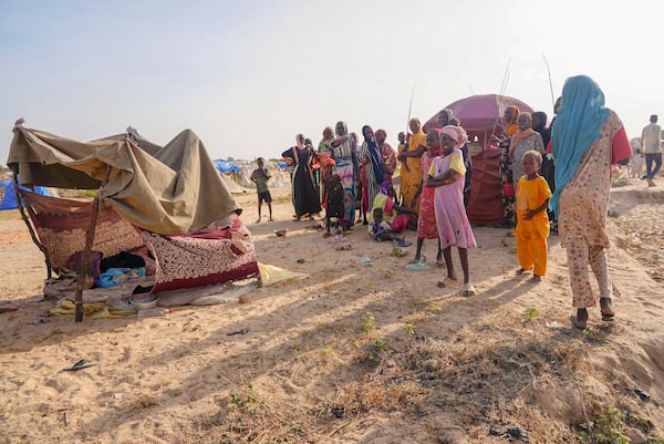 FILE - Sudanese refugees arrive in Acre, Chad, Sunday, Oct 6. 2024. (AP Photo/Sam Mednick, File)