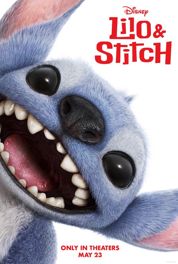 This image released by Disney shows promotional art for "Lilo & Stitch." (Disney via AP)