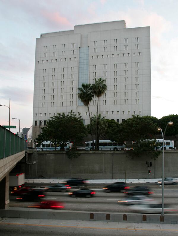 FILE - The Metropolitan Detention Center in Los Angeles Wednesday, March 23, 2005. (AP Photo/Mark J. Terrill, File)