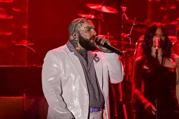 Teddy Swims performs during the Pre-Grammy Gala on Saturday, Feb. 1, 2025, at the Beverly Hilton Hotel in Beverly Hills, Calif. (Photo by Richard Shotwell/Invision/AP)