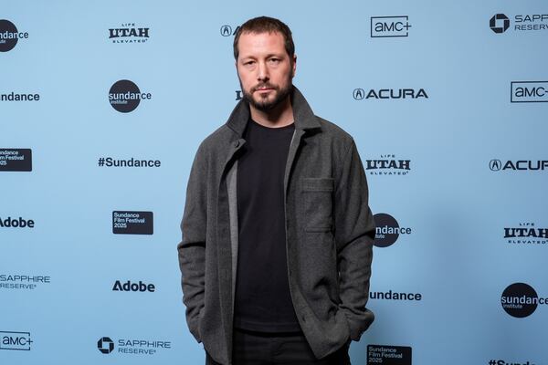 Mstyslav Chernov attends the premiere of "2000 Meters to Andriivka" during the Sundance Film Festival on Thursday, Jan. 23, 2025, at The Ray Theatre in Park City, Utah. (AP Photo/Chris Pizzello)