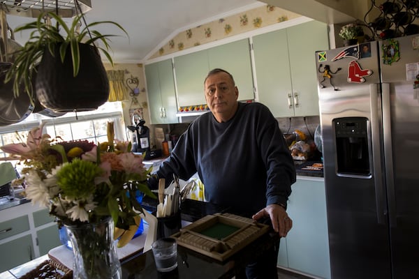 Retired U.S. Marine Stephen Watson stands inside his home, Monday, March 3, 2025, in Jesup, Ga. (Photo/Stephen B. Morton)