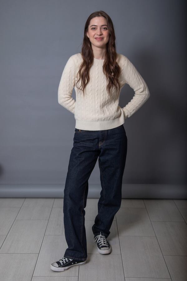 Lizzy McAlpine poses for a portrait on Friday, April 11, 2025, in New York. (Photo by Andy Kropa/Invision/AP)