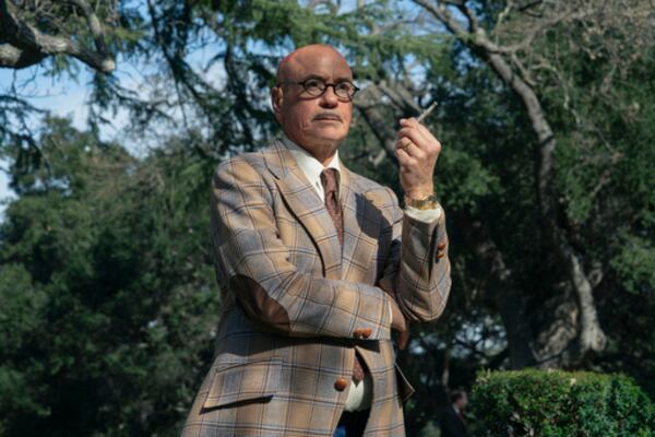 This image released by HBO shows Robert Downey Jr. in a scene from "The Sympathizer." (Hopper Stone/HBO via AP)
