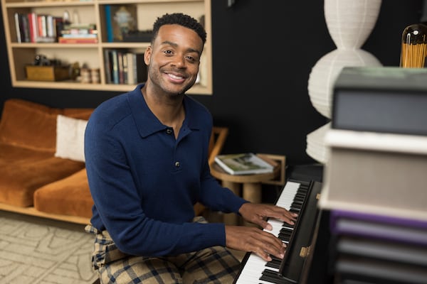 Kris Bowers poses for a portrait on Friday, Jan. 31, 2025, in Pasadena, Calif. (Photo by Willy Sanjuan/Invision/AP)