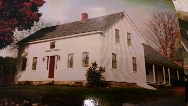 The Tecca family’s house in Lyme, N.H., shortly after they bought it in 1993. (Tecca family via AP)