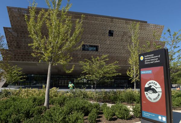 FILE - The exterior of the National Museum of African American History and Culture in Washington, before the museum opened, Sept. 14, 2016. (AP Photo/Susan Walsh, File)