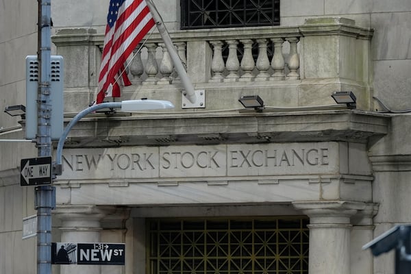 The New York Stock Exchange, Tuesday, Jan. 28, 2025, in New York. (AP Photo/Julia Demaree Nikhinson)