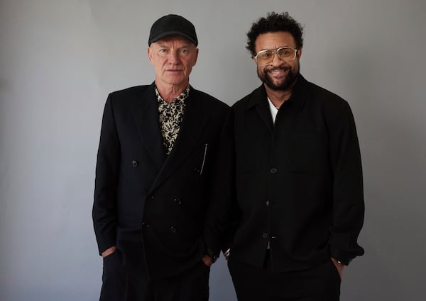 Sting, left, and Shaggy pose for a portrait on Tuesday, March 11, 2025, in New York. (Photo by Matt Licari/Invision/AP)