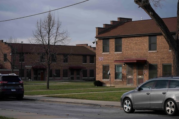 Altgeld Gardens, the far South Side Chicago Housing Authority community where the Chicago Transit Authority plans to expand the Red Line train route, is seen Wednesday, Dec. 11, 2024, in Chicago. (AP Photo/Erin Hooley)