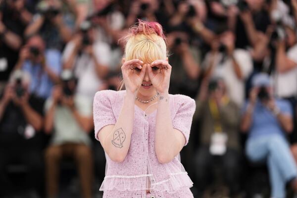 Director Kristen Stewart poses for photographers at the photo call for the film 'The Chronology of Water' at the 78th international film festival, Cannes, southern France, Friday, May 16, 2025. (Photo by Scott A Garfitt/Invision/AP)