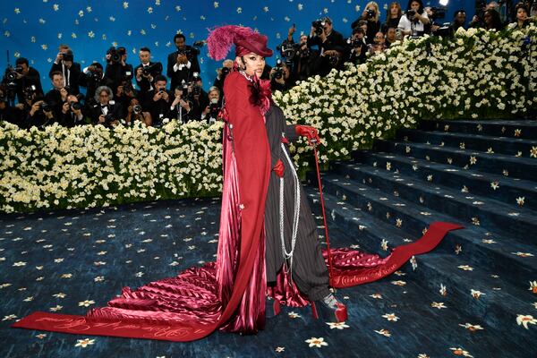 Teyana Taylor attends The Metropolitan Museum of Art's Costume Institute benefit gala celebrating the opening of the "Superfine: Tailoring Black Style" exhibition on Monday, May 5, 2025, in New York. (Photo by Evan Agostini/Invision/AP)
