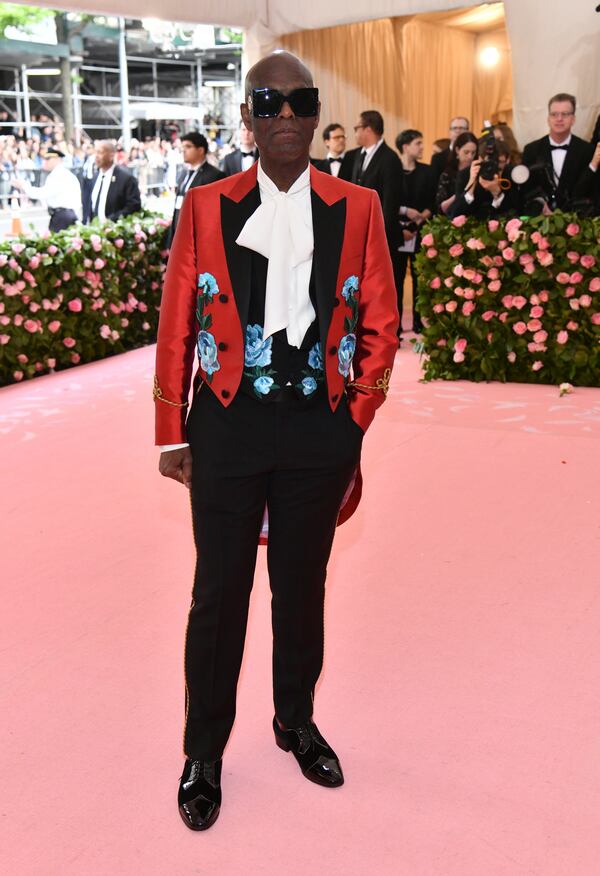 FILE - Designer Dapper Dan attends The Metropolitan Museum of Art's Costume Institute benefit gala celebrating the opening of the "Camp: Notes on Fashion" exhibition on Monday, May 6, 2019, in New York. (Photo by Charles Sykes/Invision/AP, File)