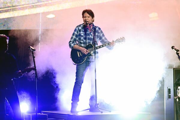 Musician John Fogerty performs during his 80th birthday celebration concert at the Beacon Theatre on Thursday, May 29, 2025, in New York. (Photo by Evan Agostini/Invision/AP)