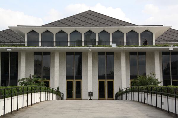 FILE - The North Carolina Legislative Building in Raleigh, N.C., is seen, Wednesday, June 5, 2024. (AP Photo/Makiya Seminera, File)