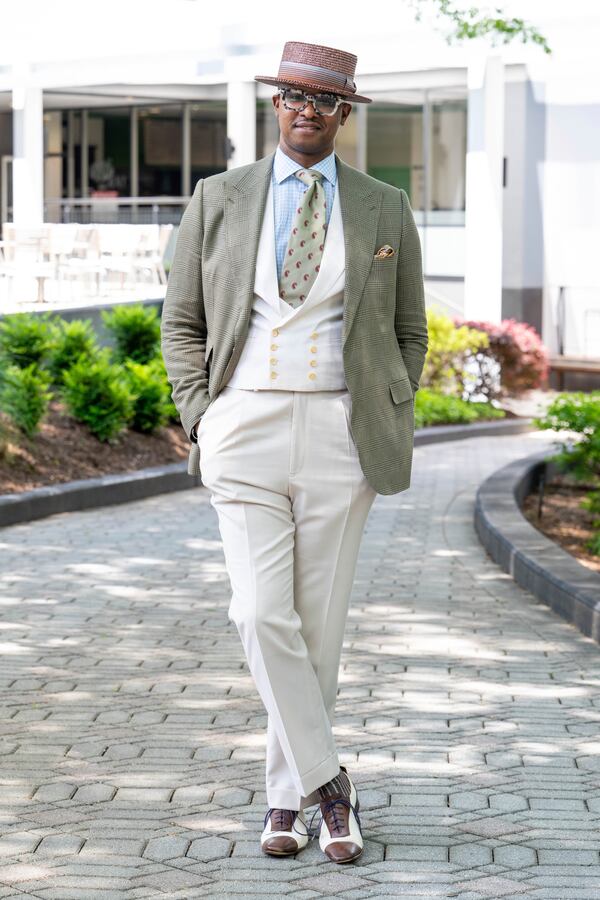 Style advisor, Michael Andrew, poses for a portrait on Friday, May 2, 2025, in Atlanta. (Photo by Paul R. Giunta/Invision/AP)