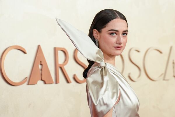 Raffey Cassidy arrives at the Oscars on Sunday, March 2, 2025, at the Dolby Theatre in Los Angeles. (AP Photo/Jae C. Hong)