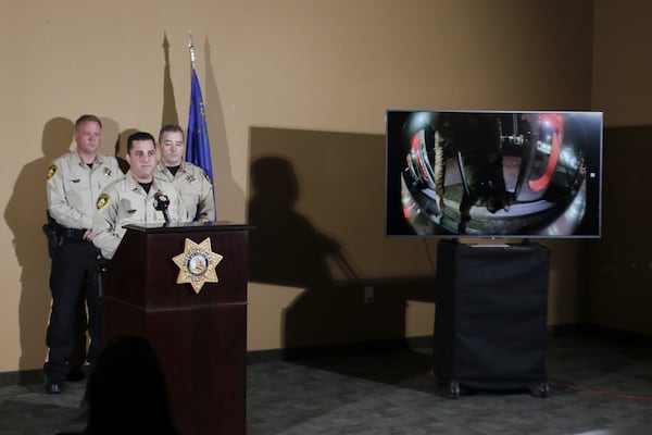 Las Vegas Metropolitan Police Department Assistant Sheriff Dori Koren speaks during a press conference regarding developments of a New Year's Eve truck explosion Friday, Jan. 3, 2025 in Las Vegas. (AP Photo/Ty ONeil)