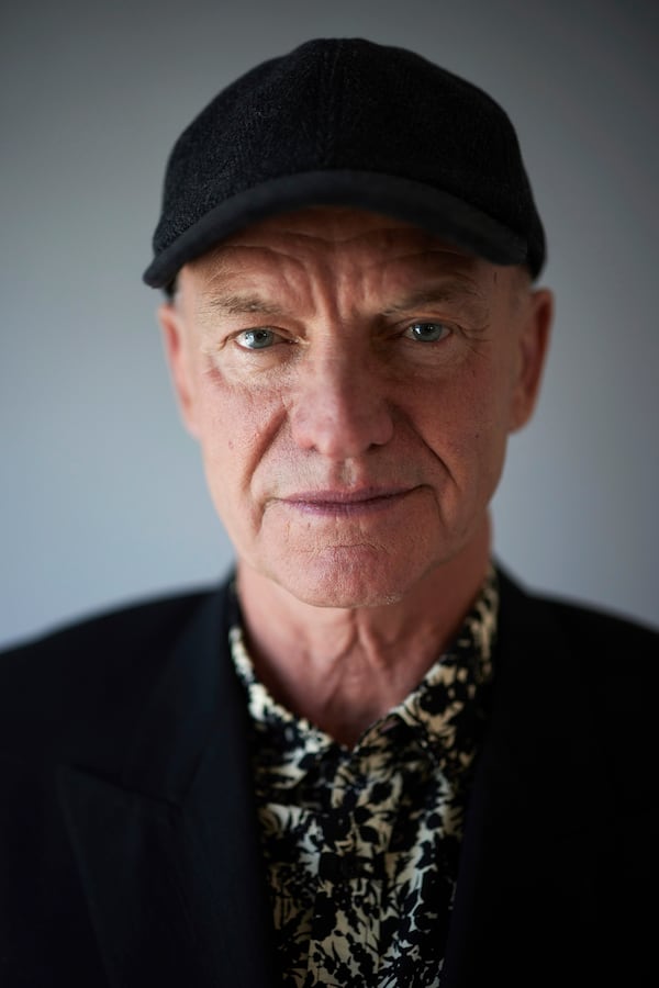 Sting poses for a portrait on Tuesday, March 11, 2025, in New York. (Photo by Matt Licari/Invision/AP)